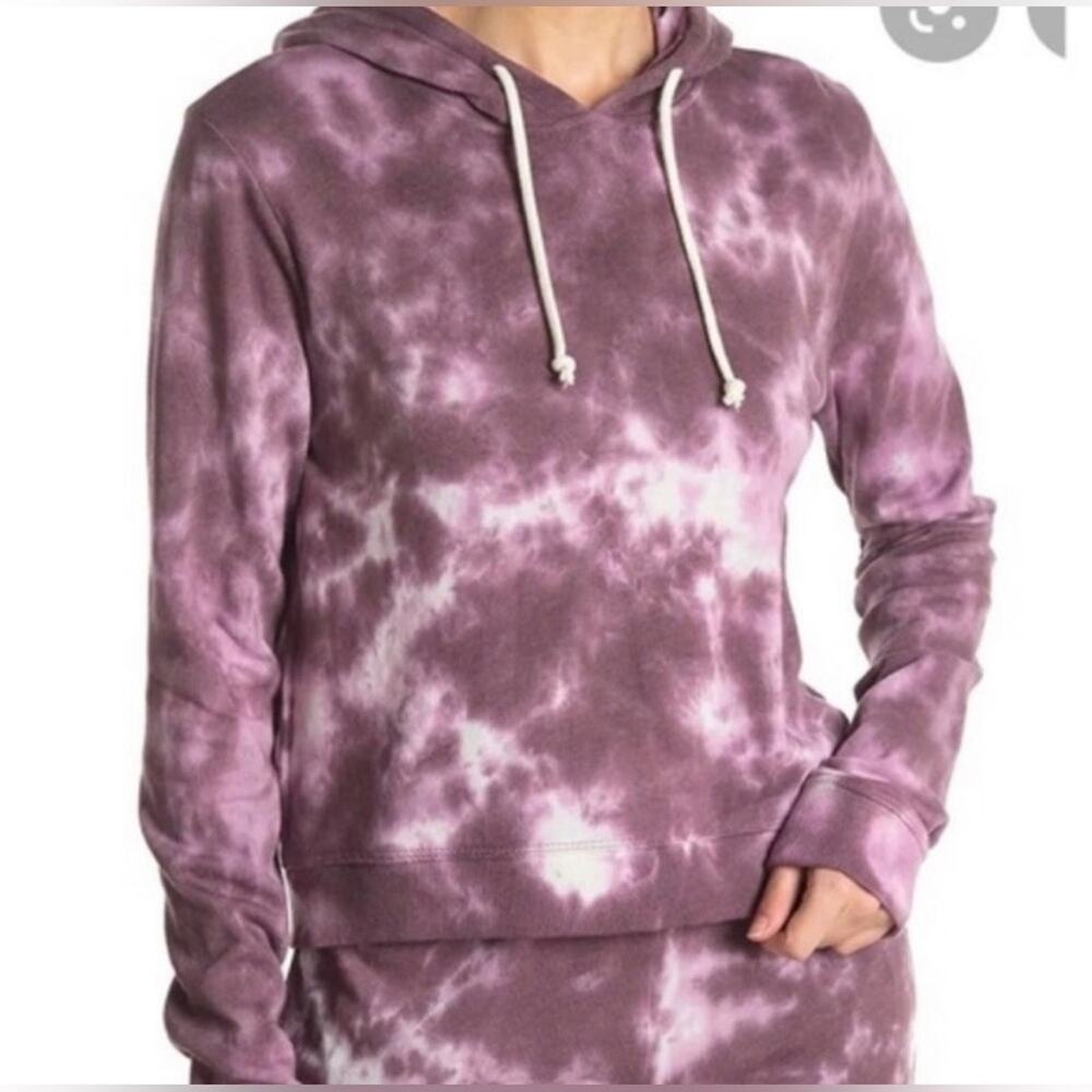 Threads 4 Thought NWT Women's Mauve Tonal Cloud Wash Hoodie Size Small